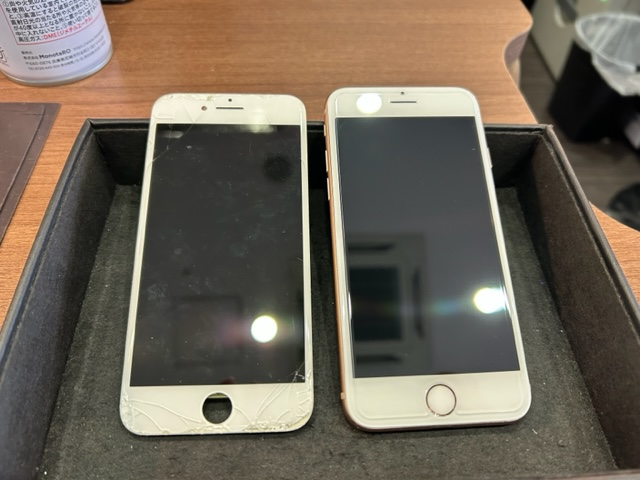 iPhone8/フロントパネル修理/イオンモール神戸北店